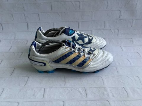 Професійні Шкіряні Копочки Адідас Предатор Ліга Чемпіонів Adidas Predator Leather FG X Champions League Size 46 Розмір Кожаные Бутси Копи Оригінал