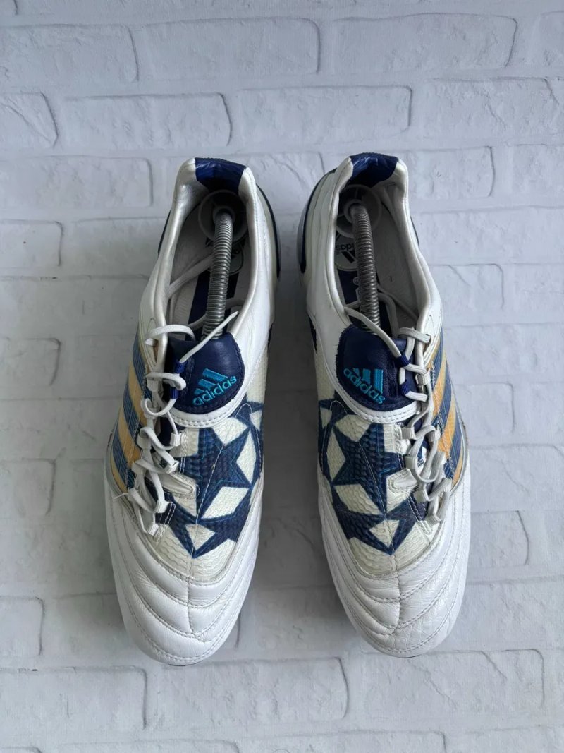 Професійні Шкіряні Копочки Адідас Предатор Ліга Чемпіонів Adidas Predator Leather FG X Champions League Size 46 Розмір Кожаные Бутси Копи Оригінал — фото 3