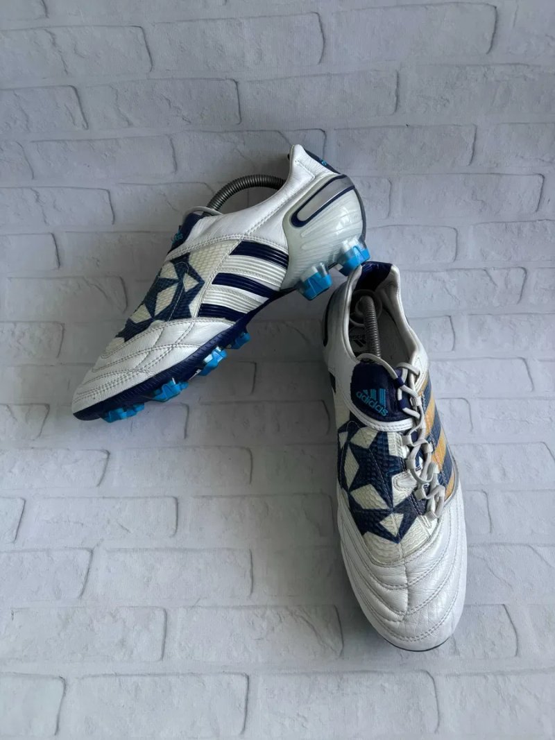 Професійні Шкіряні Копочки Адідас Предатор Ліга Чемпіонів Adidas Predator Leather FG X Champions League Size 46 Розмір Кожаные Бутси Копи Оригінал — фото 4