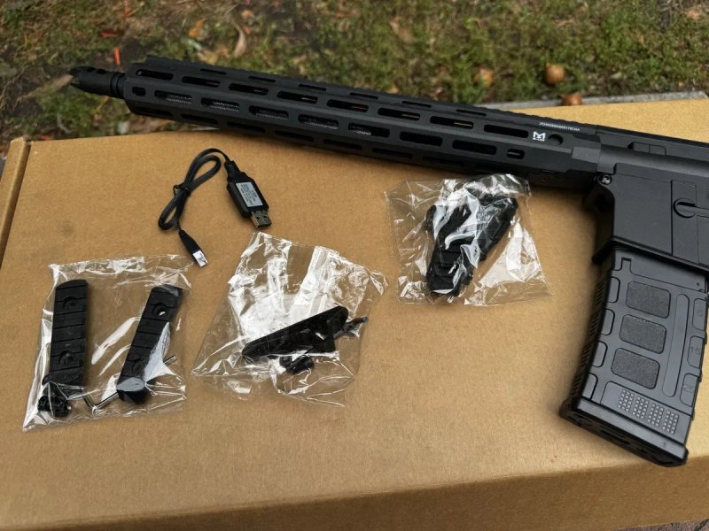 Професійний іграшковий автомат орбізний  AR15 на аккумуляторі баластер, орбіган — фото 5