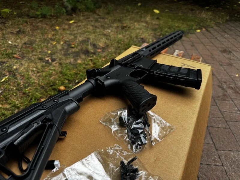 Професійний іграшковий автомат орбізний  AR15 на аккумуляторі баластер, орбіган — фото 7