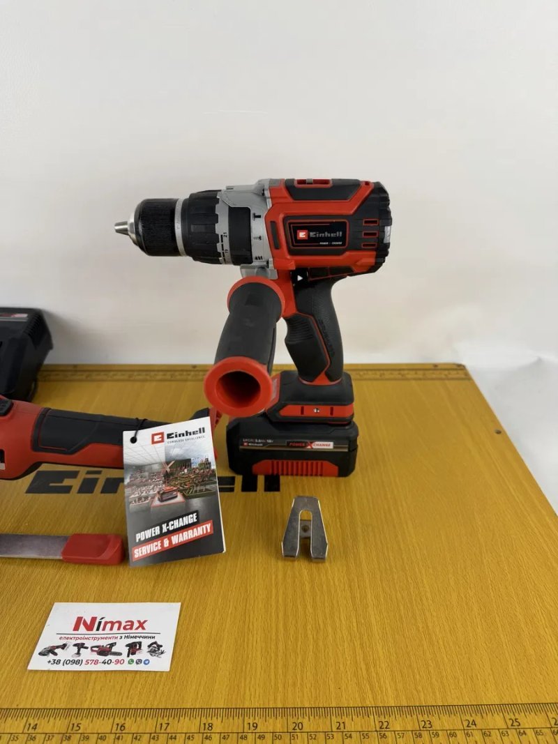 Професійний шурупокрут безщітковий Einhell+ болгарка AXXIO 18V — фото 4