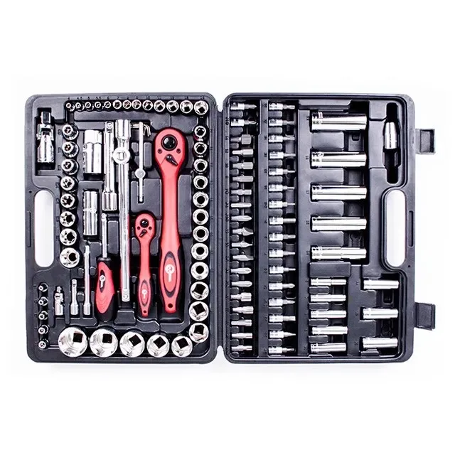 Профессиональный набор инструментов 1/2"&1/4",108ед. Intertool ET-6108 — фото 4