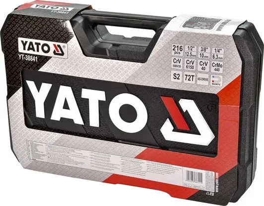 Профессиональный набор инструментов и ключей Yato YT- 38841 на 216 пре — фото 4