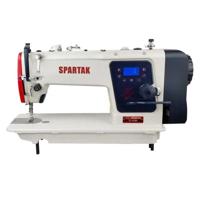 Промислова комп'ютеризована прямострочна машина SPARTAK ST-E280-H-LS (з обрізкою нитки та збільшеним стібком до 7 мм) — фото 2