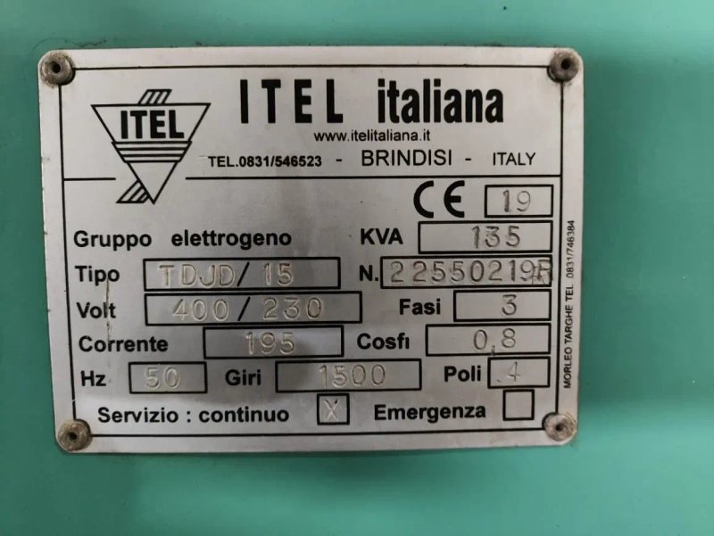 Промисловий генератор Itelitaliana — фото 3