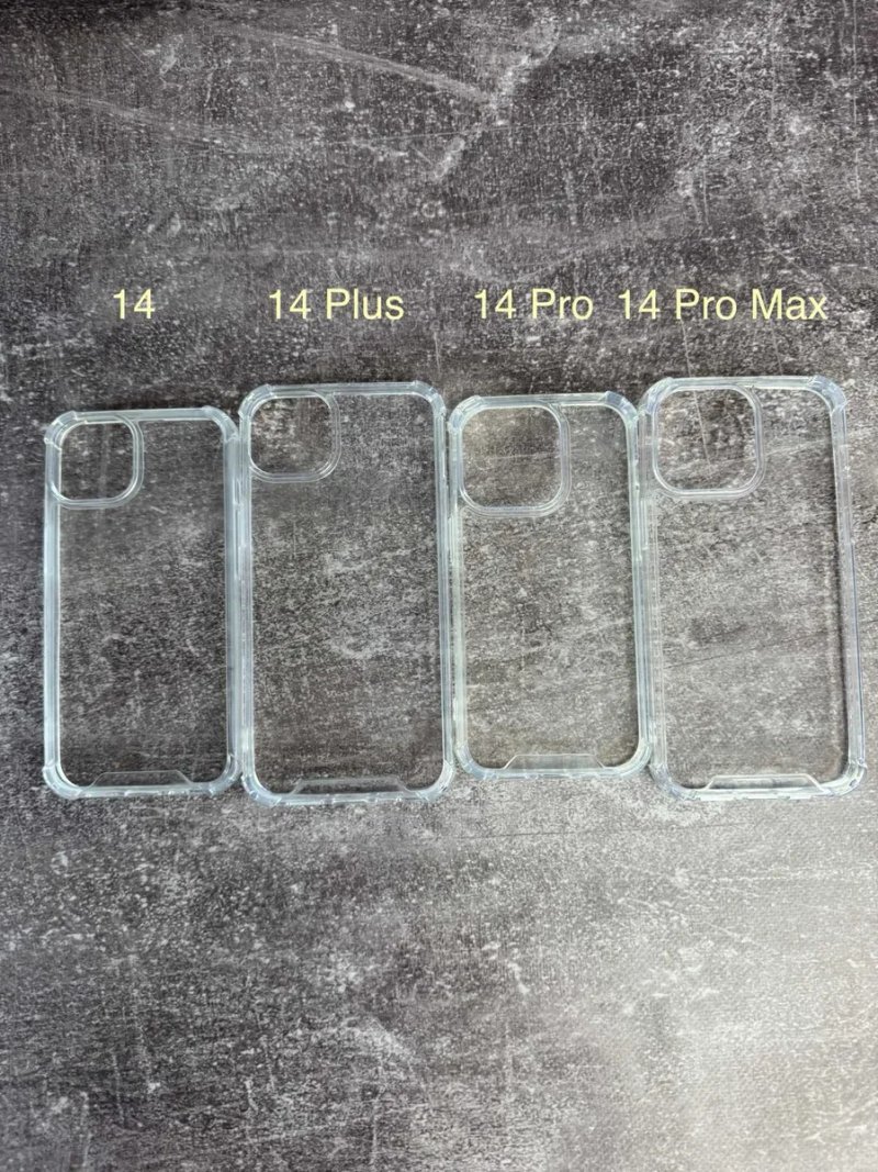 Протиударний чохол iPhone 15 Pro Max | 14 Pro Max | 13 mini айфон Plus Прозрачный чехол прозорий — фото 2