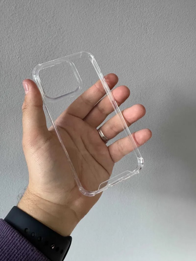 Протиударний чохол iPhone 15 Pro Max | 14 Pro Max | 13 mini айфон Plus Прозрачный чехол прозорий — фото 6