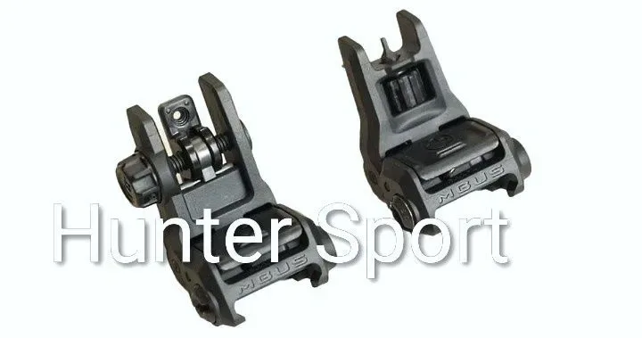 Прямі механічні прицільні Magpul Mbus3 USA, складні Мушка Целик для АК АР серії Sig Sauer Colt CZ Bren механические прицельные — фото 3