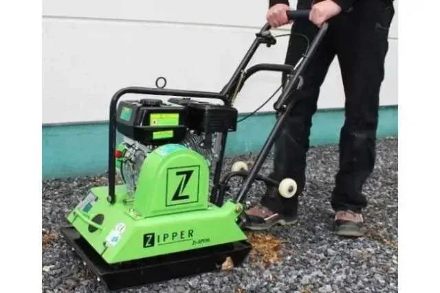 Прямохідна бензинова віброплита Zipper ZI-RPE90 трамбовка Австрія виброплита вибротрамбовка уплотнитель земли — фото 4