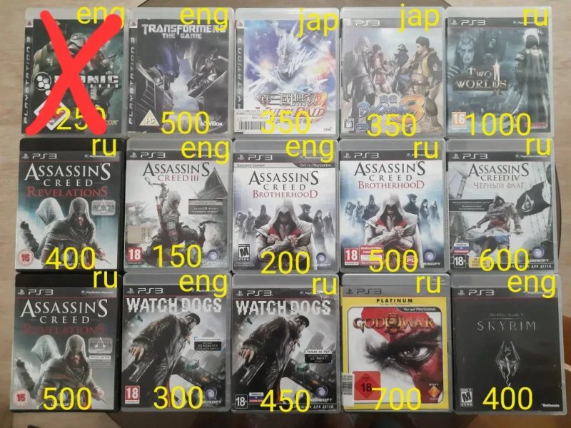 PS3 диски с играми — фото 4