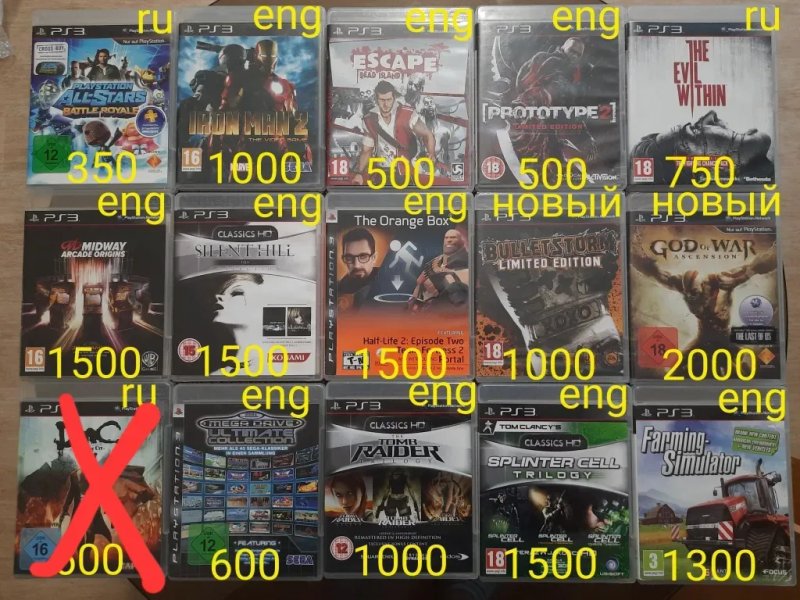 PS3 диски с играми — фото 8