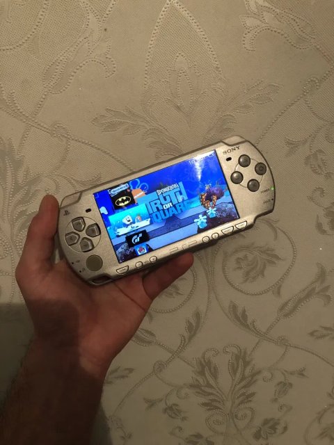 Psp sony 2008 blisk grey
