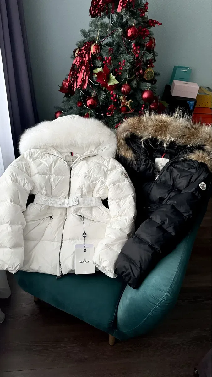 Пуховик Moncler монклер наповнювач качиний пух — фото 5
