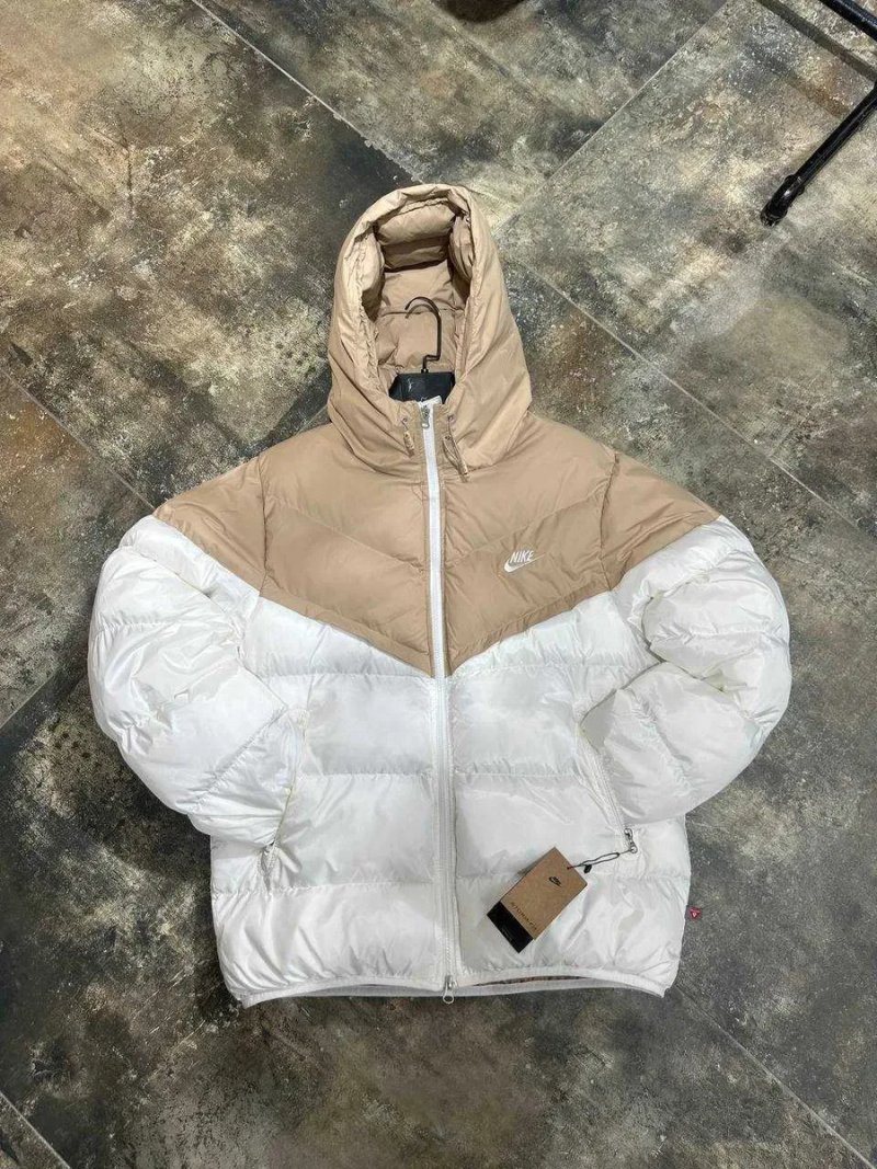 Пуховик Nike Storm-Fit бежевий зимова куртка Найк шторм фит S M L XL — фото 5