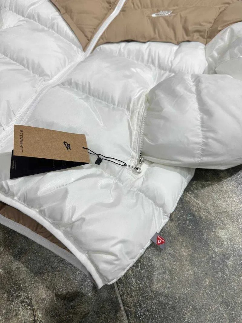 Пуховик Nike Storm-Fit бежевий зимова куртка Найк шторм фит S M L XL — фото 6