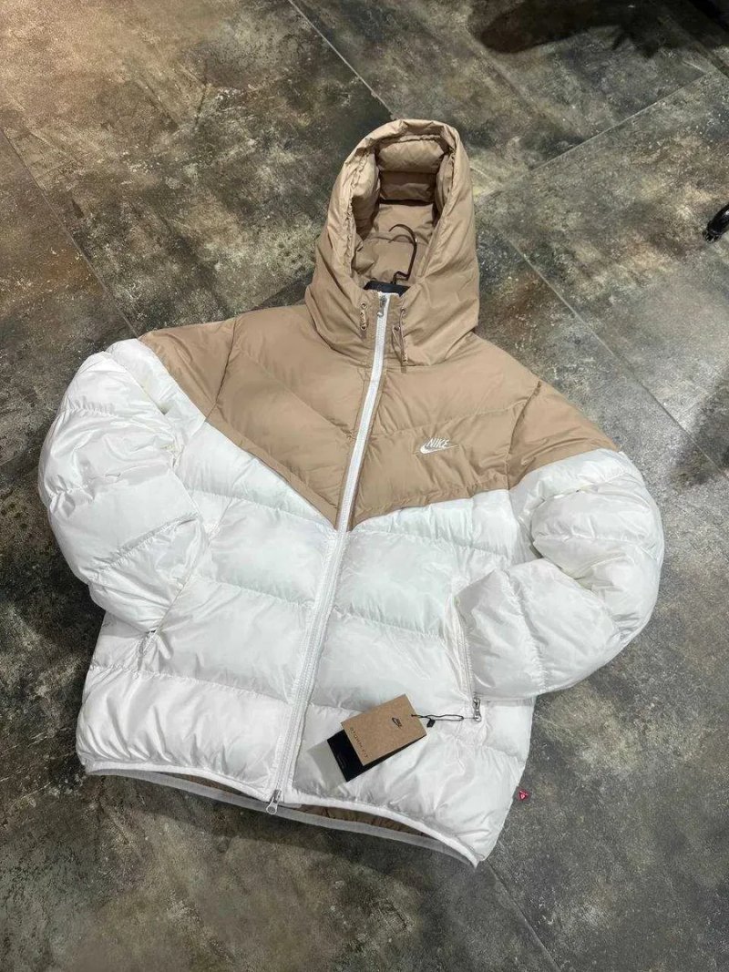 Пуховик Nike Storm-Fit бежевий зимова куртка Найк шторм фит S M L XL — фото 7