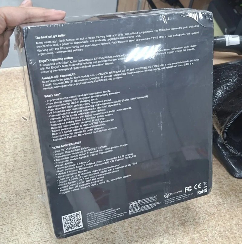 Пульт RadioMaster TX16S Mark II ELRS Версия: ELRS 2.4 GHz — фото 5