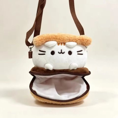 Пушин кет сендвич мягкая игрушка сумка pusheen cat pushen сумочка