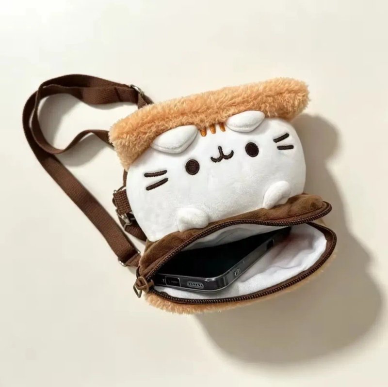 Пушин кет сендвич мягкая игрушка сумка pusheen cat pushen сумочка — фото 2