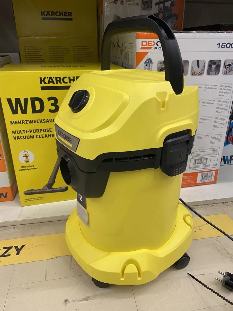 Пылесос Karcher WD 3 V-17/4/20 (1.628-101.0) Нова модель — фото 3