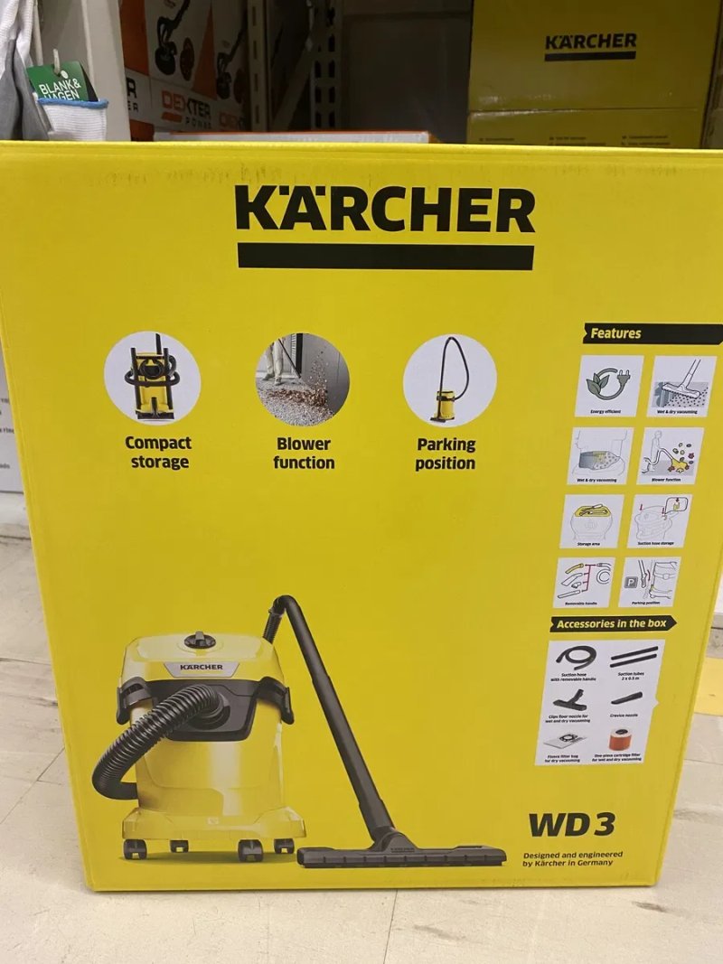 Пылесос Karcher WD 3 V-17/4/20 (1.628-101.0) Нова модель — фото 8