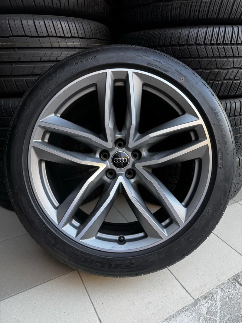 R-21 AUDI SPORT літо 285/40/21 оригінал для АУДІ SQ-7 Q-7 SQ-8 Q-8 літній комплект 285/40/R21 DOT 2025 — фото 5