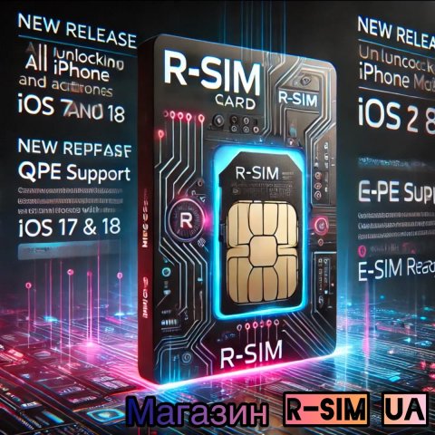 R-SIM 19 V1.43.77 Нова Технологія QPE Розблокування iPhone R-SIM-E-SIM