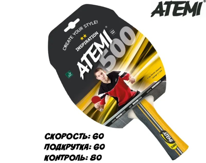 Ракетки для настільного тенісу від Atemi 100 до Atemi 5000 — фото 5