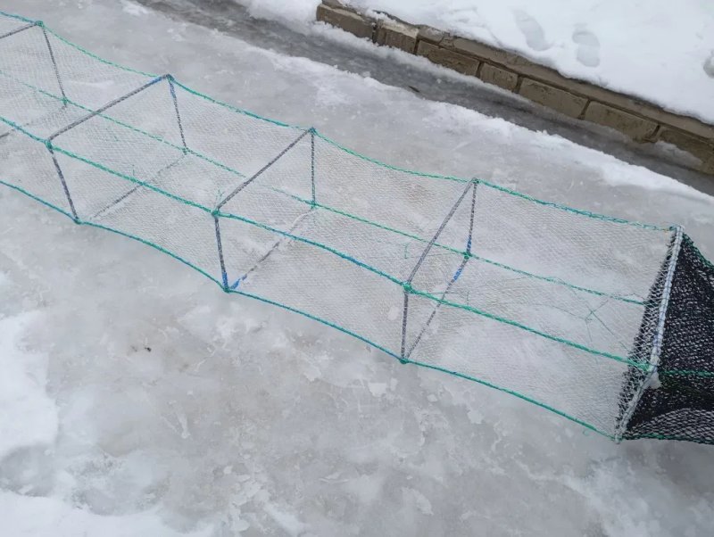Раколовка гармошка 13 метров, корд, рачница, кишка, баян — фото 7