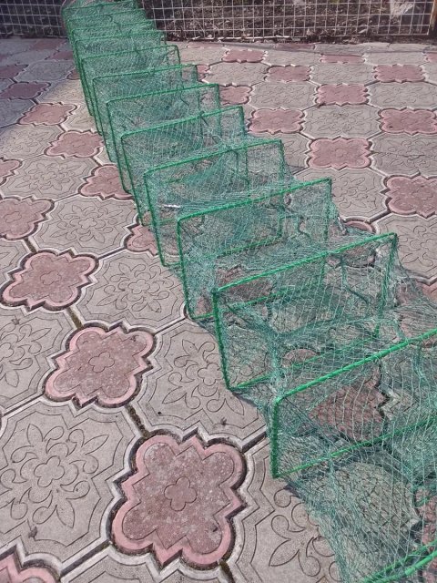 Раколовка гармошка, корд, 3,5м, 20×25см, вічко 8мм