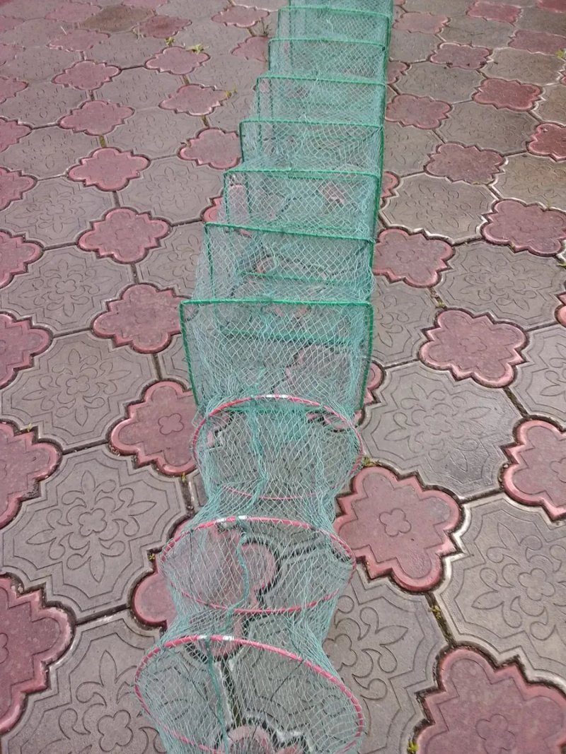 Раколовка гармошка, кордова нитка,4,5 м, вічко 10 мм — фото 3