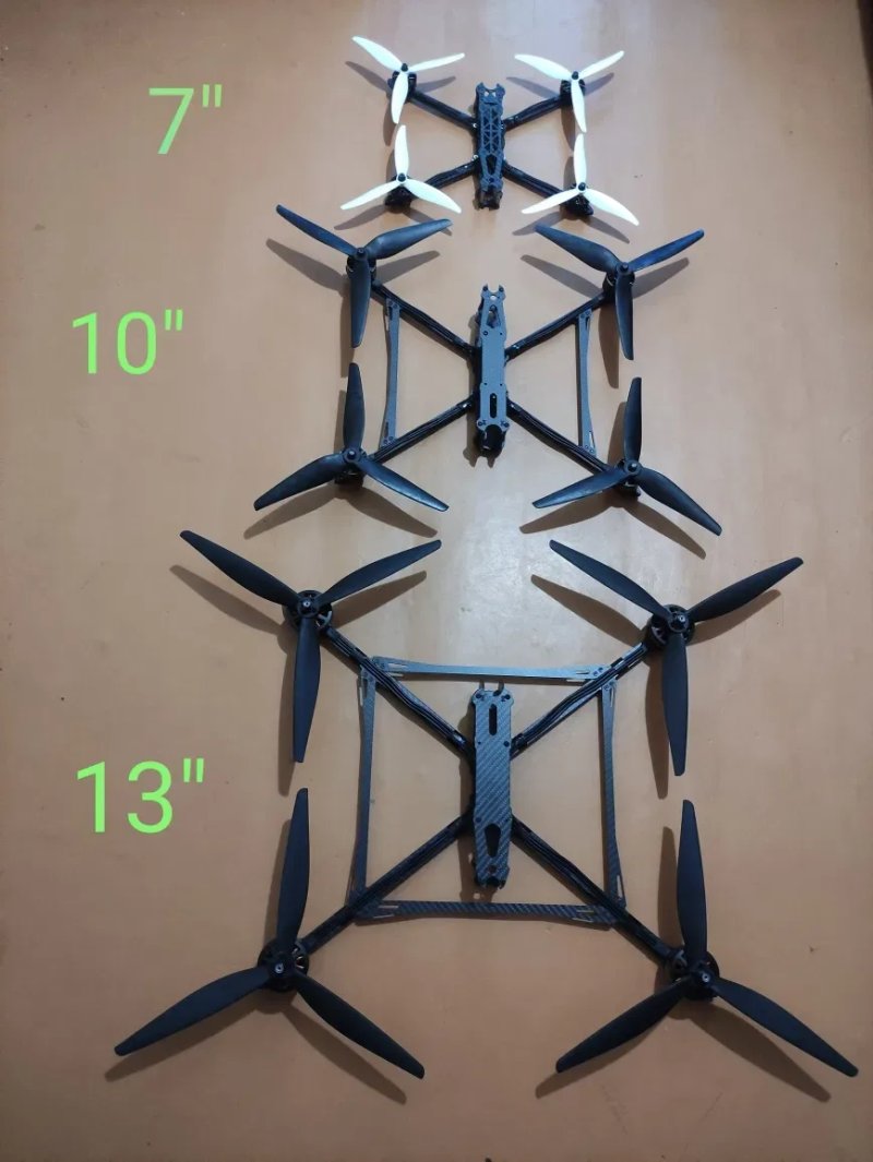 Рама 3"5"7"8" 9" 10"13"15" дюймов.Mark 4 v2 .Карбон Сборка fpv дрона. — фото 2