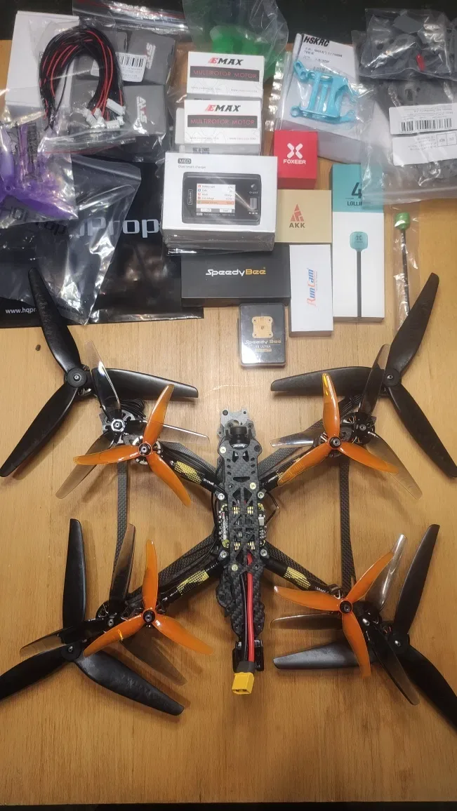 Рама 3"5"7"8" 9" 10"13"15" дюймов.Mark 4 v2 .Карбон Сборка fpv дрона. — фото 3