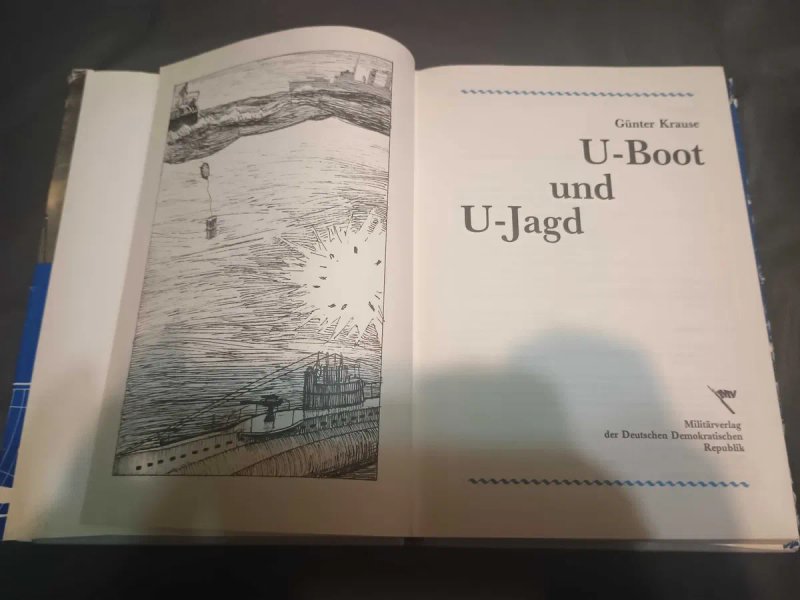 Редкая u-boot und u-jagd (подводные лодки и противолодочная оборона),  гюнтер краузе (günter krause) 1986 на немецком — фото 6