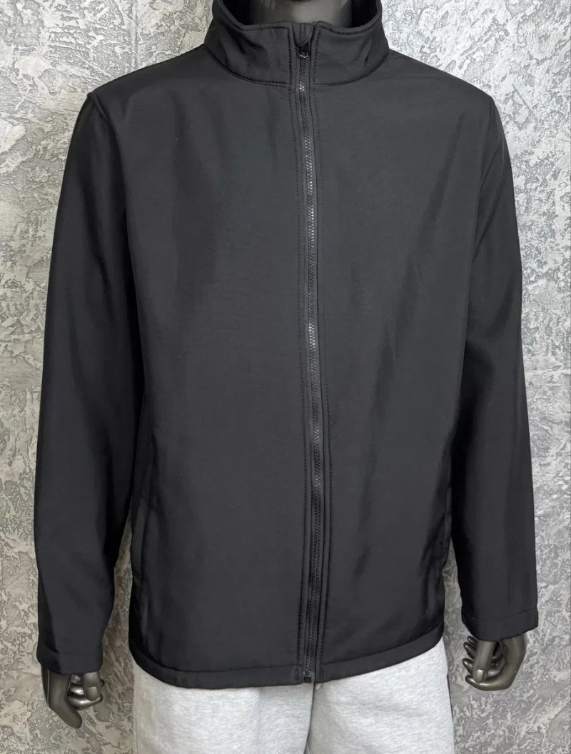Regatta Professional Softshell ветровка кофта 58-60 2XL размер на флисе трекинговая черная — фото 3