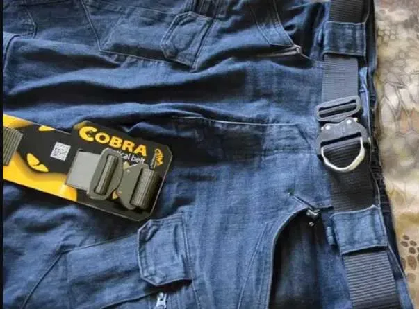 ‼️ Ремень Helikon Tex COBRA FX 45 пояс ремінь кобра надміцна пряжка та кільце портупея хелікон текс на штани брюки шорти‼️ — фото 2