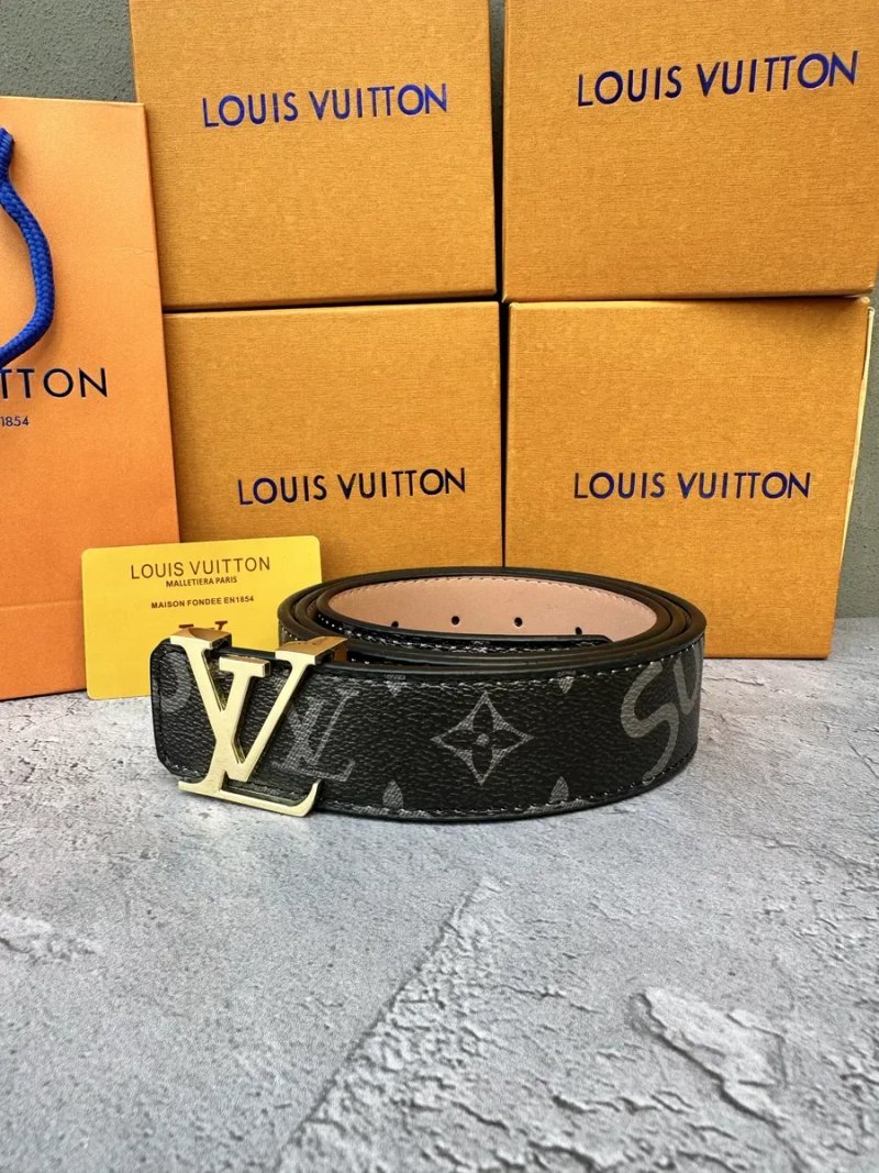 Ремень Louis Vuitton Belt | Шкіряний ремінь LV ПОВНА КОМПЛЕКТАЦІЯ — фото 2