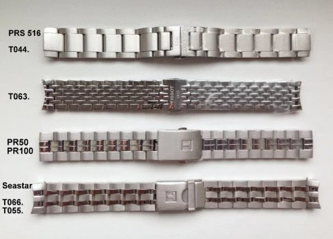 ремешок, браслет для часов TISSOT T095.417A на 19мм T044417, T067417A