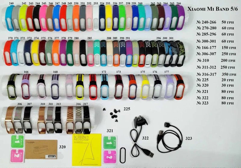 Ремешок браслет на трекер Xiaomi Mi Band 5/6/7 — фото 3