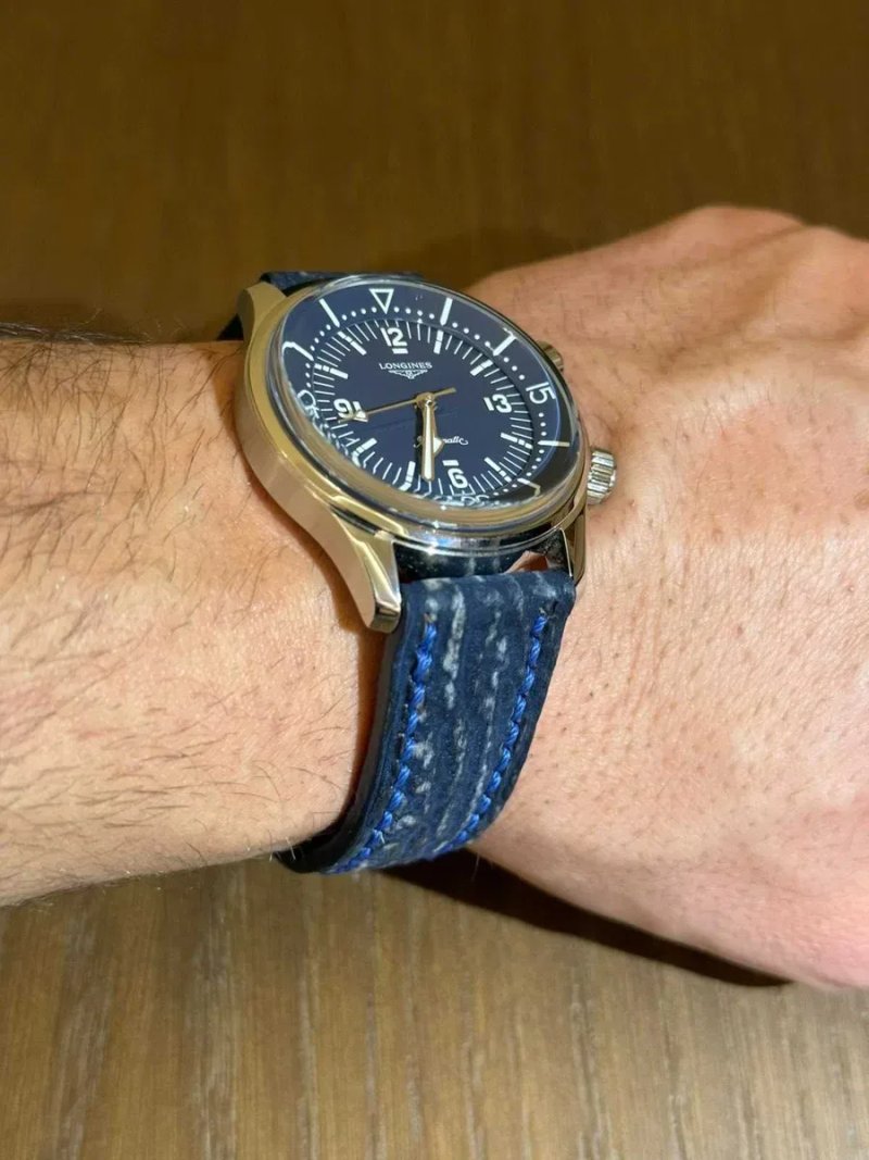 Ремешок для часов из кожи акулы, omega,breitling, Tissot, Longines — фото 4