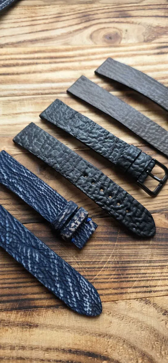 Ремешок для часов из кожи акулы, omega,breitling, Tissot, Longines — фото 7