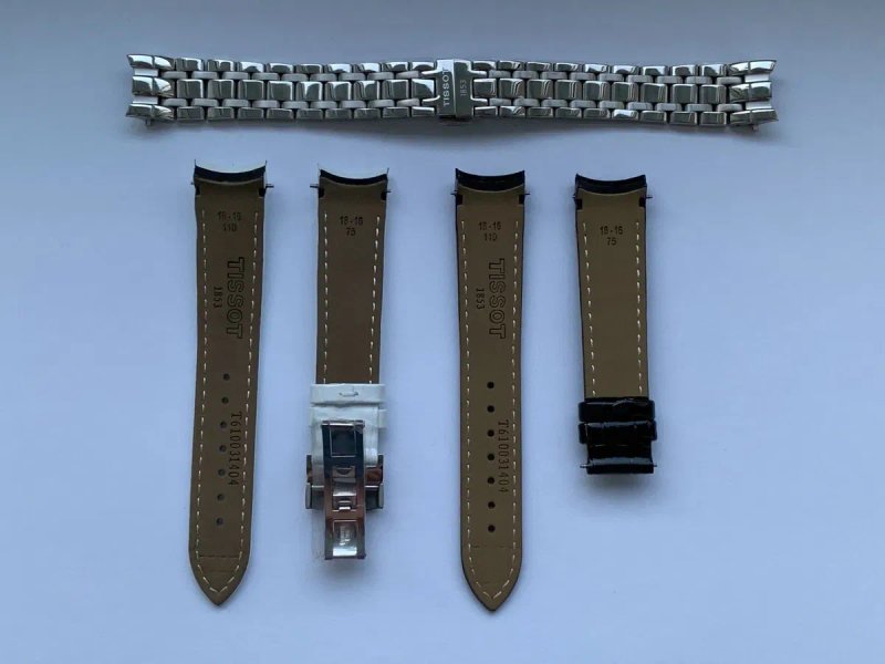 ремешок на Женские часы Flamingo браслет Tissot 8,10,16,18 мм T050.217 — фото 2