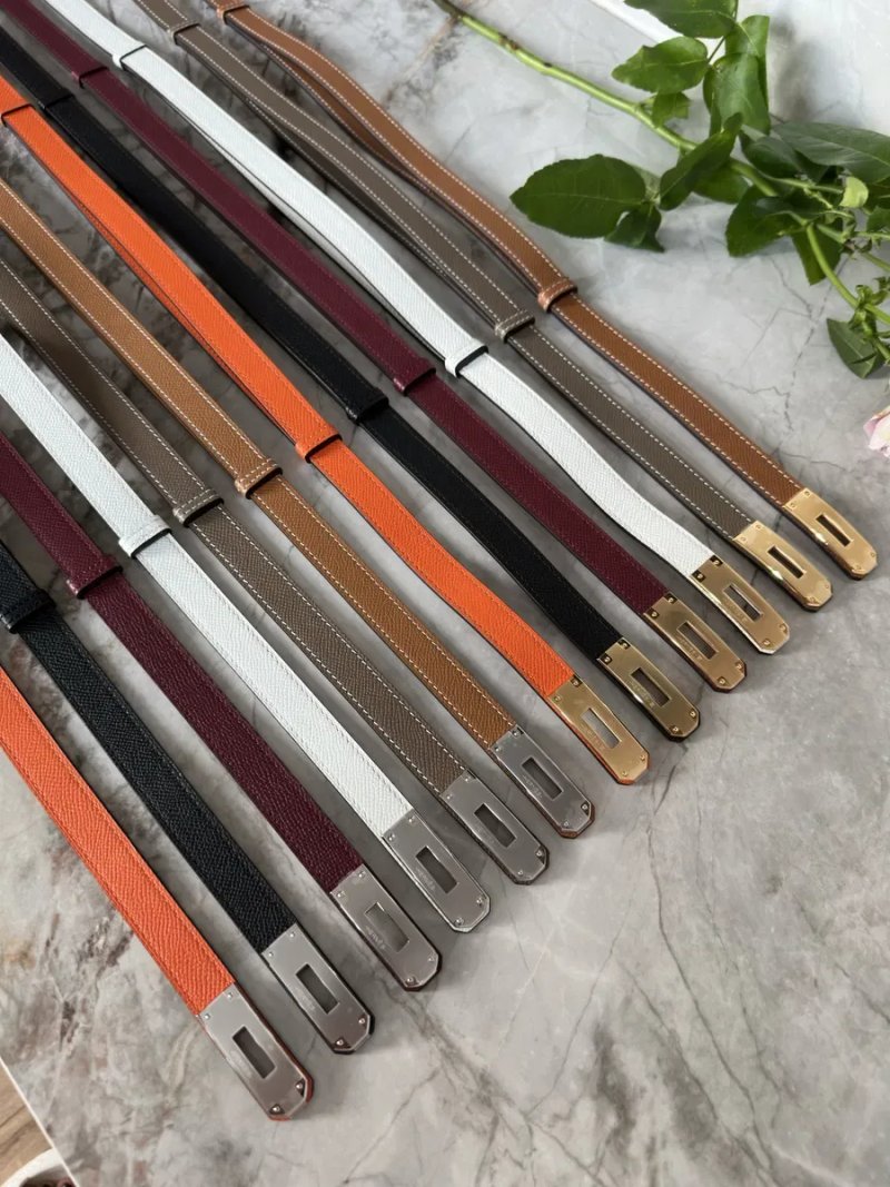Ремінь Hermes Kelly натуральна шкіра, Belt epsom, пояс ермес келлі, ремень эрмес келли натуральная кожа gold коричневий — фото 7
