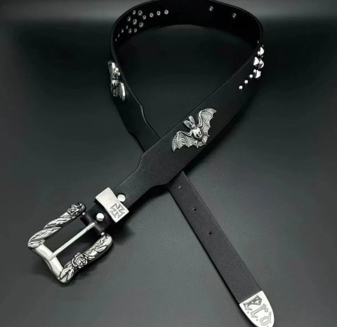 Ремінь в стилі Chrome Hearts! Новий! Шкіряний!