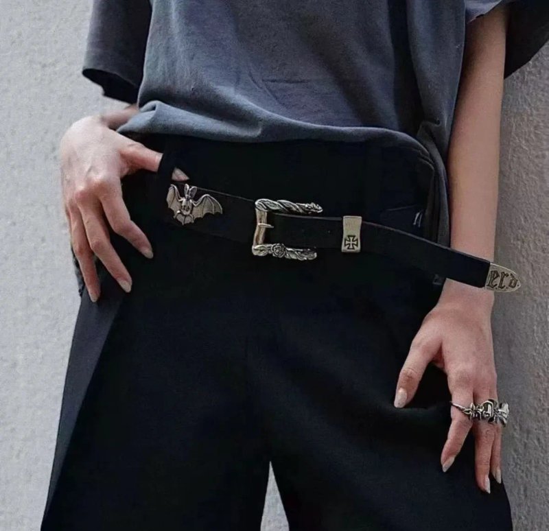 Ремінь в стилі Chrome Hearts! Новий! Шкіряний! — фото 2