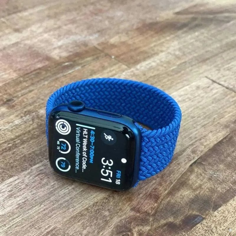 Ремінець Braided Solo Loop 1:1 для Apple Watch ремешок соло луп — фото 6