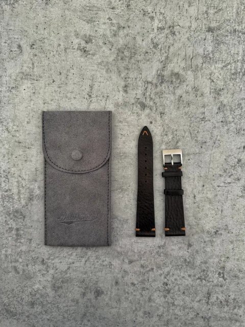 Ремінець для годинника 20 мм шкіра коричневий WatchGecko Hand Made Vintage Cavallo Horse Leather