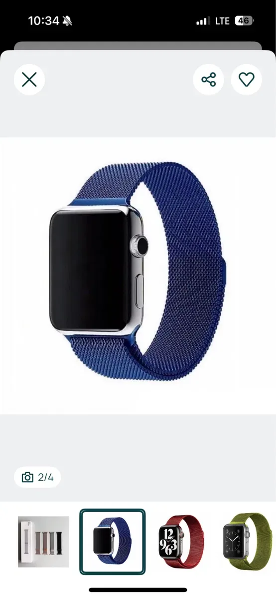 Ремінець міланська петля Apple Watch епл вотч 38 40 41 42 44 45  49 — фото 2