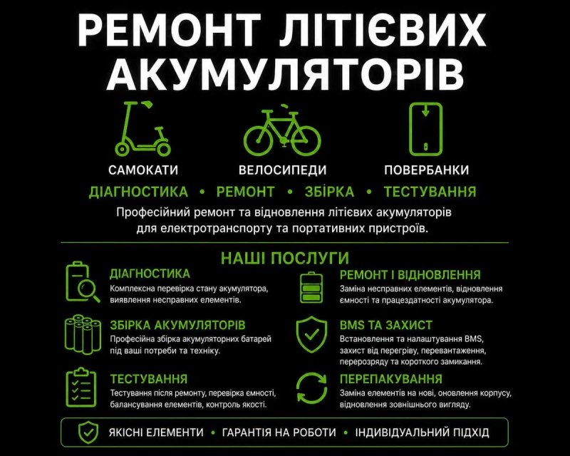Ремонт літієвих акумуляторів — фото 2